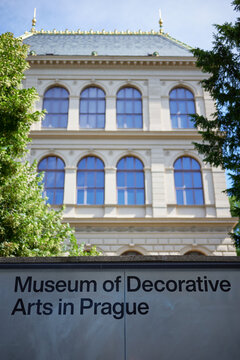 The Museum of Decorative Arts in Prague, Czech Republic
