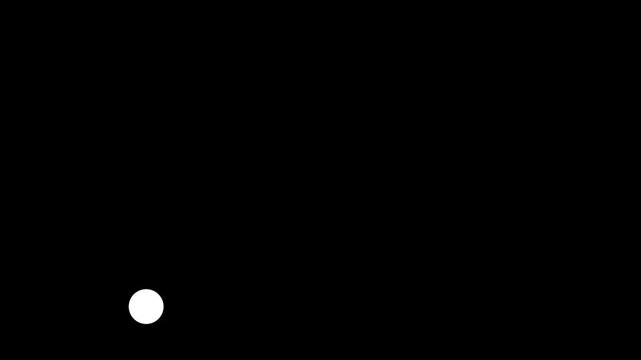 Animated Thought Bubble with Red Question Mark for Questions and FAQ Graphics Loop on Alpha Channel