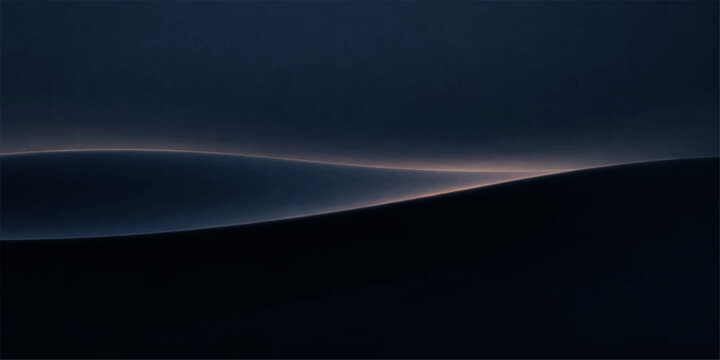Sunrise over Earth in space digital glowing wallpaper loop illustration