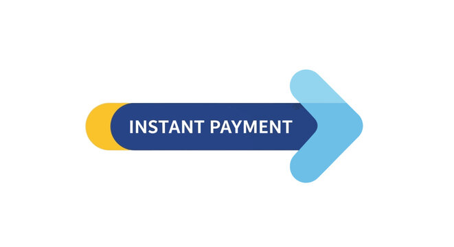 Instant Payment Arrow Icon for Fast Digital Transactions and Online Banking Services