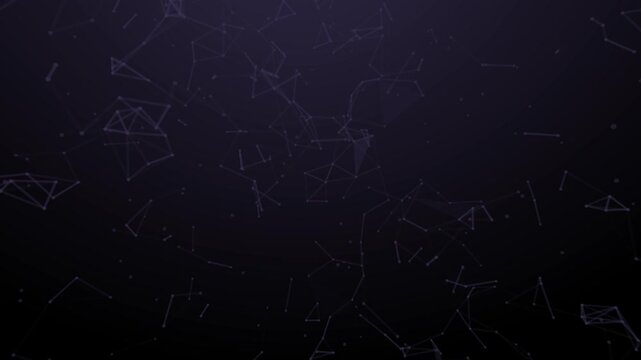 Abstract Network Connections: A dark, abstract background with a subtle glowing network of interconnected lines and dots, suggesting data, technology, or digital communication.
