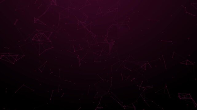Abstract Network Background: A deep purple abstract background with a network of thin, interconnected lines and dots, creating a sense of depth and connectivity.