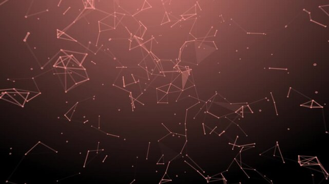 Abstract Network Connection: A mesmerizing abstract digital background features a web of interconnected lines and glowing nodes, symbolizing data flow, networks, and technological innovation.