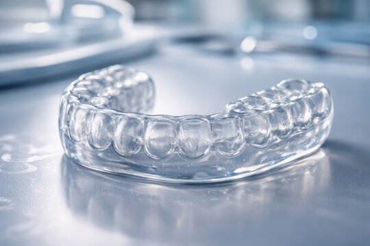 Protective dental splint designed for TMJ pain and bruxism control
