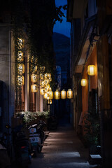 Fototapeta premium street at night