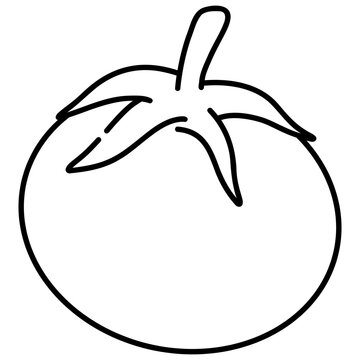 tomato vegetable cartoon icon