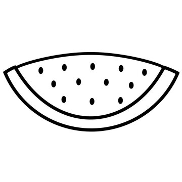watermelon vector icon