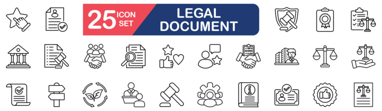 Business Ethics set of web icons in line style. vector illustration concept relate to honesty,trust,accountability,conduct,standards,principles 