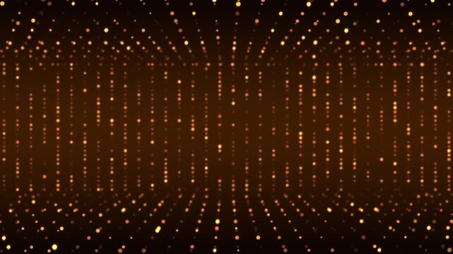 Golden Glitter Light Wall ,Abstract Gold Particle Lines for Intro animation , Stage Backdrop, Event Visuals, and Dynamic social media motion Background