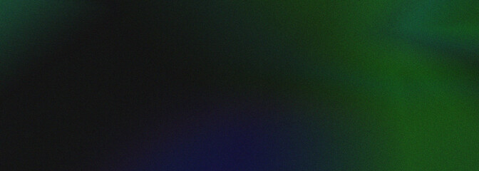 Obraz premium Dark Green Abstract Gradient Background with Moody Neon Lighting 