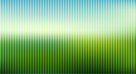 Abstract green landscape gradient background with vertical striped pattern and fluted glass texture © geniousrabbani48