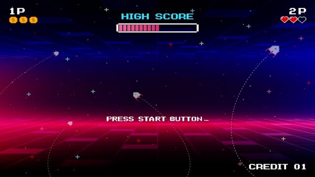 GAME START. pixel art 8 bit. retro game. for game assets. arcade gaming.
