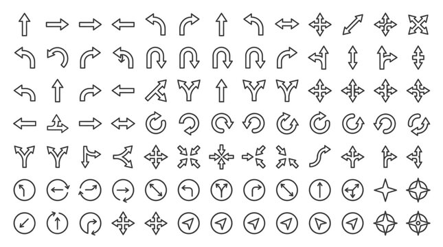 Various Mathematical Symbols Icons Set.
