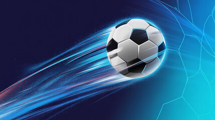 Fototapeta premium Football, soccer match. A leather ball on grass on the stadium 