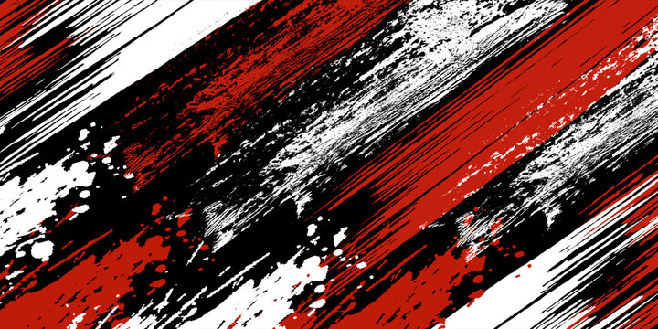 black white and red grunge texture background. eps 10