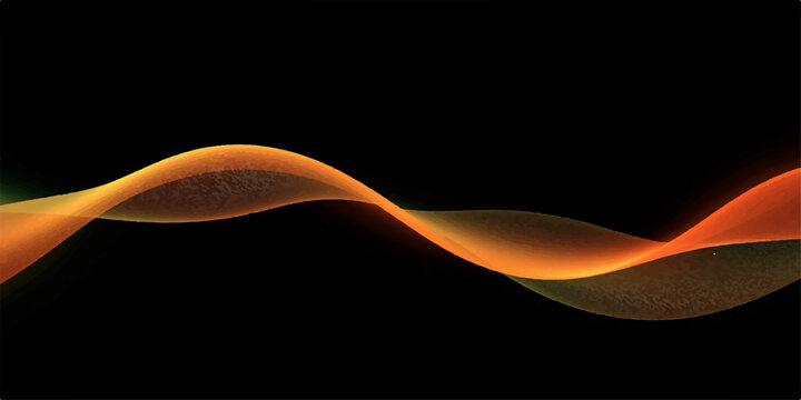 An abstract red and orange fire flame backdrop with black smoke curves and energetic light wave patterns in a motion vector illustration concept