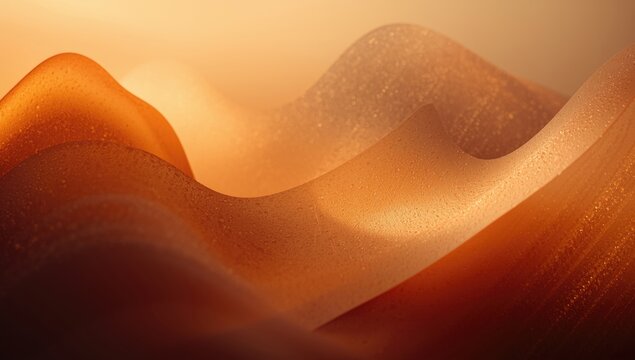 abstract meteorological textured design in warm brown and orange tones with soft light and smooth finish