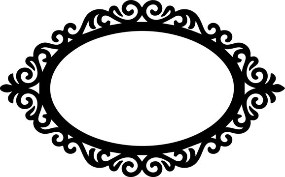 Elegant Gold Oval Frame