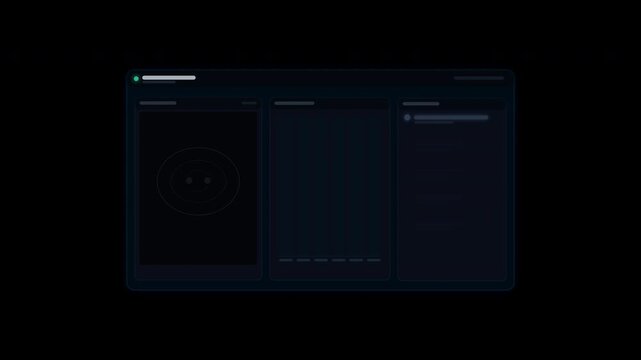 Dark mode interface of the website vercel, ideal for technology blogs, web design articles, and modern website templates showcasing.