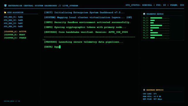 Advanced System Validation Subgrid Panel Displaying Quantum Simulation State Integrity Checking And Algorithmic Core Log Realtime Analytics.