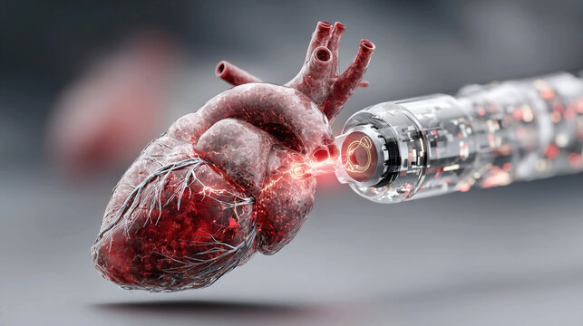 Continuous cardiovascular monitoring wearable sensors concept illustrating noninvasive heart tracking predictive analytics platforms real time health feedback systems
