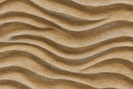 Rippled Sand Close Up Natural Wave Pattern With Light And Shadow Texture Background