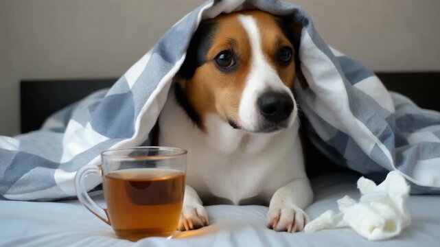 Kranker Hund