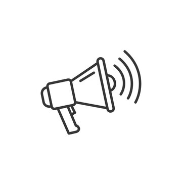 Loudspeaker icon for announcing or communication