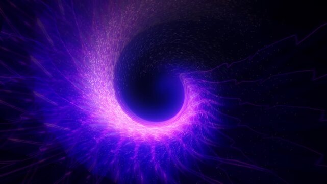 Puple light vortex spiral abstract concept background