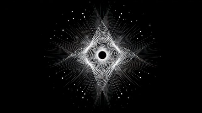 Abstract geometric design pattern