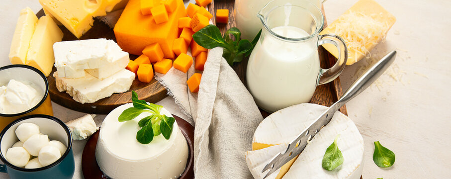 Fresh dairy products.