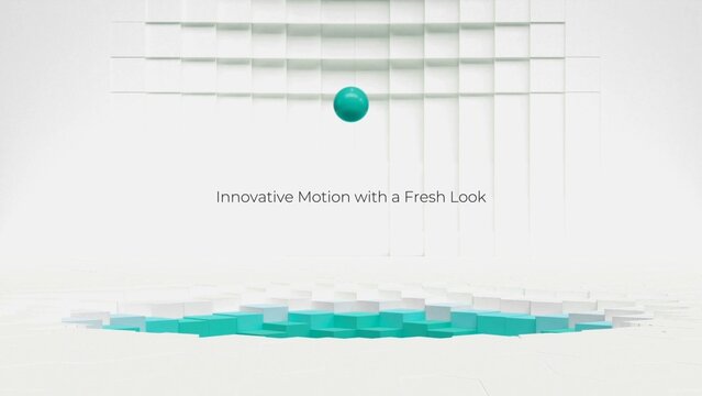 Minimal Voxel Motion Logo Unveil