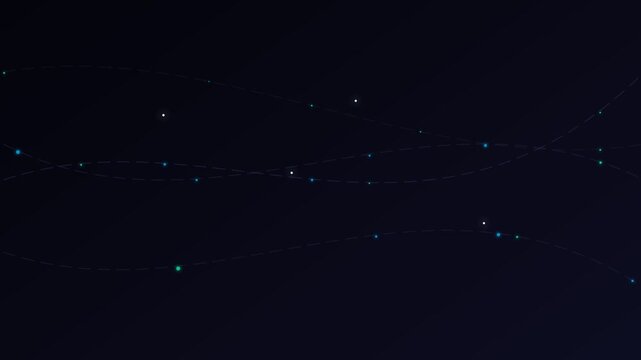 Remotion development team creates a corporate abstract animation video