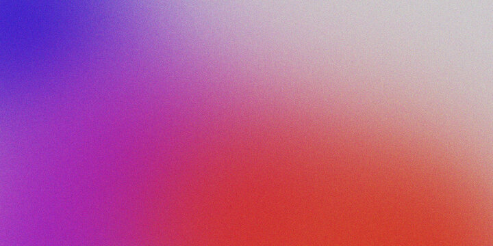 Abstract grainy texture background with a vibrant purple, red, and orange color gradient. Perfect for digital wallpapers, web banners, posters, flyers, and modern website header designs.