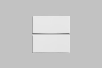 Fototapeta premium Blank Gift Voucher Mockup - 3D Illustration