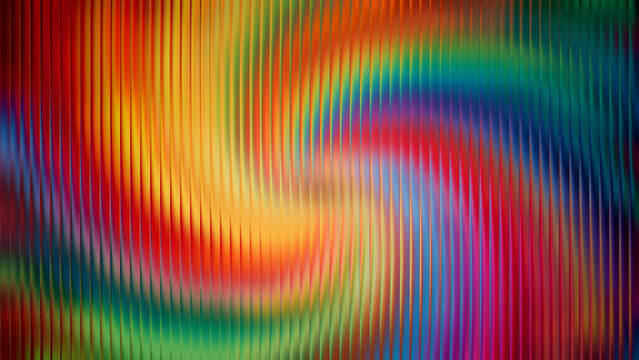 Vibrant abstract swirl representing Juneteenth celebration with bright saturated colors and a sense of motion
