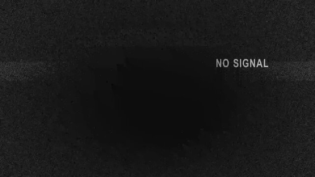 Television turn off. Vintage switch on off television concept animation. Noise on a old TV screen. Motion graphics of lnk backgroundmotion animation 4k video...