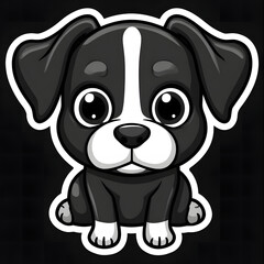 Fototapeta premium Cute cartoon panda bear baby holding bamboo in a funny vector illustration style