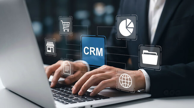 CRM Business Management System Digital Customer Data Analytics