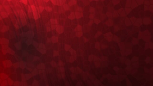 Deep red hues swirl softly across the frame. Polished facets shimmer like liquid glass beneath dim light. Subtle gradients create a rich, warm mood. Perfect for romantic, elegant