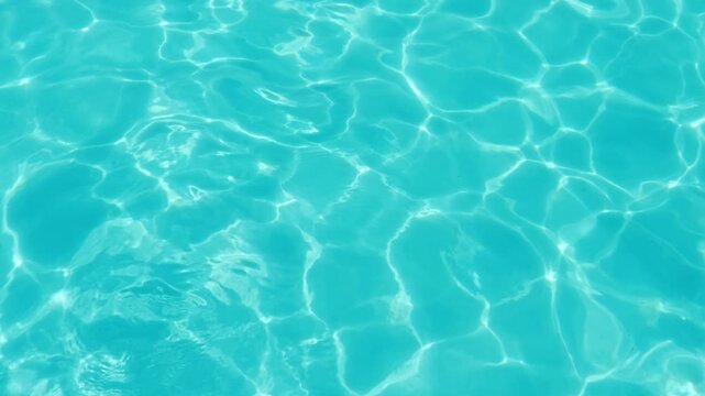 Swimming pool water during summer days