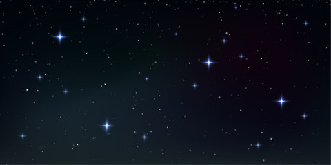 Deep space galaxy scene with bright stars and soft cosmic glow. Endless universe background creates a calm mysterious feeling. PNG image. © Freesstock