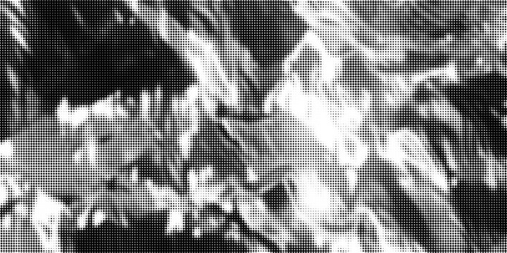 Dotted halftone gradient texture. Vanishing polka dot background. Repeating dots gradation pattern background. Black fading comic pop art overlay backdrop. Raster effect wallpaper. Vector halftone
