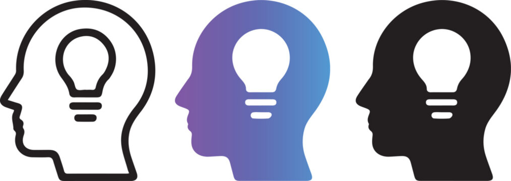 Healthy Positive Thinking Icon