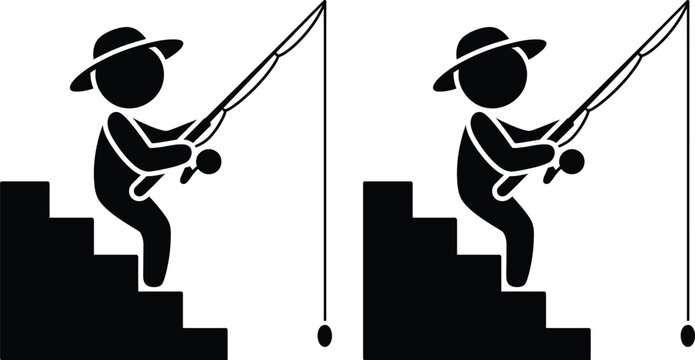 Couple dancing on stairs in black and white vector