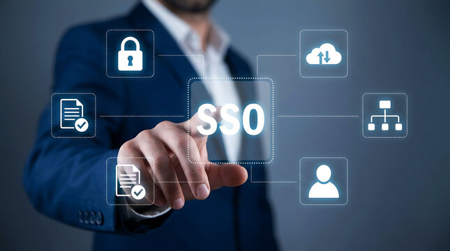 SSO Authentication Interface for Secure Business Access Management