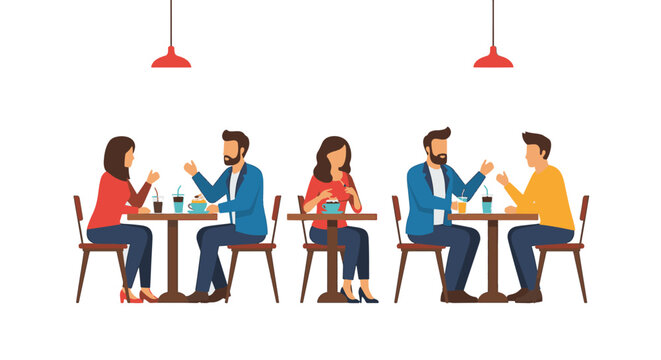 Flat design vector illustration of a diverse group of multicultural friends standing together. Minimalist character graphics showcasing community, friendship, and social connection.