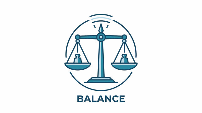 Balance Scale Equality Justice Symbol.
