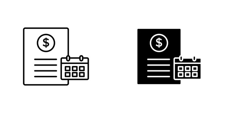 Payroll icons for app and websites.