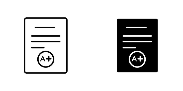 Report card icons for app and websites.